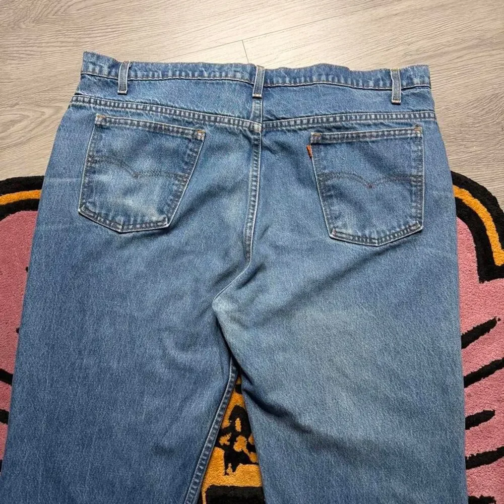 Vintage 80’s Levi’s Orange Tab Regular Straight Fit Denim Jeans 42x32 (40x31)